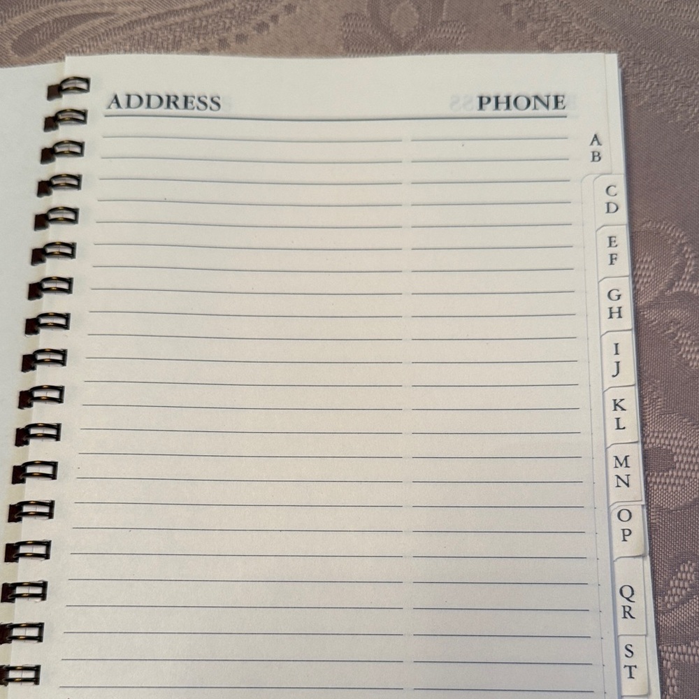 Coach Cream Address Book refill - Picture 3 of 9